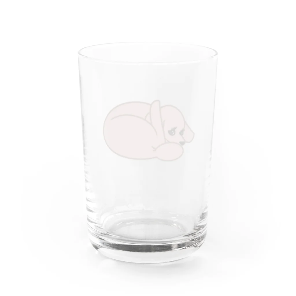 はんなのびびりはんなちゃん Water Glass :back