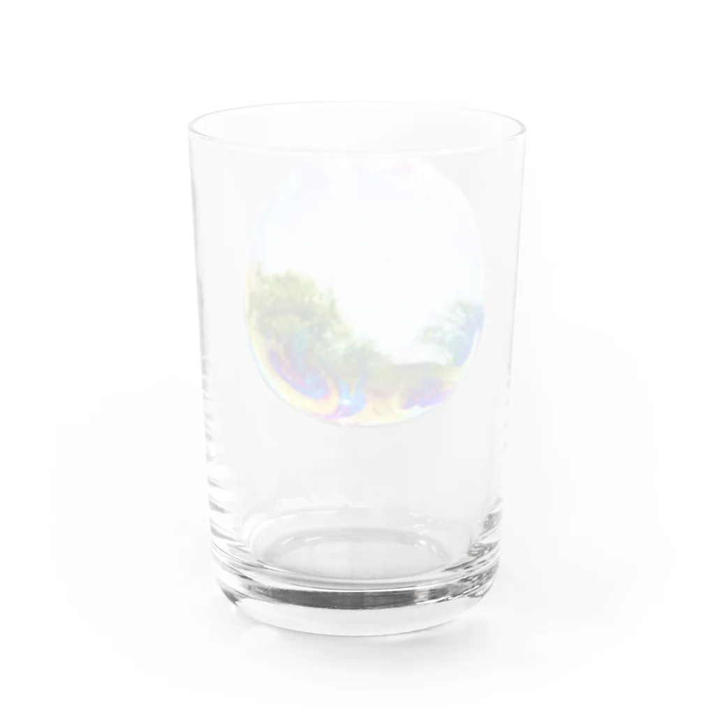 WataMayuroom☆の私が飛ばしたシャボン玉 Water Glass :back