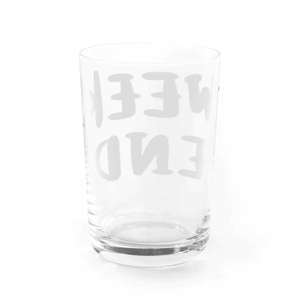 mymyのWEEKEND Water Glass :back