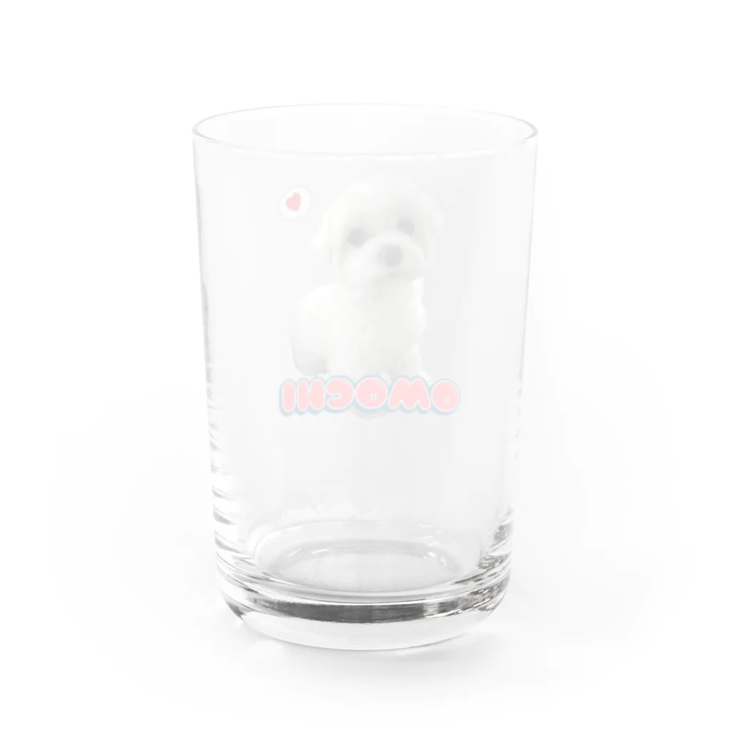 マルチーズ専門店のマルチーズのおもち Water Glass :back