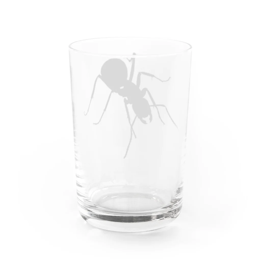 ANT☆Diaryの蟻シルエットA グラス反対面
