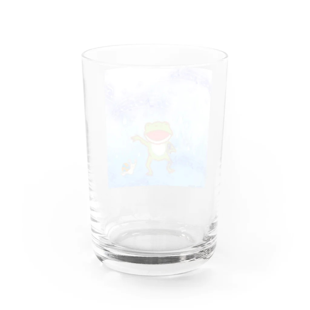 クリスマスのつゆいり Water Glass :back