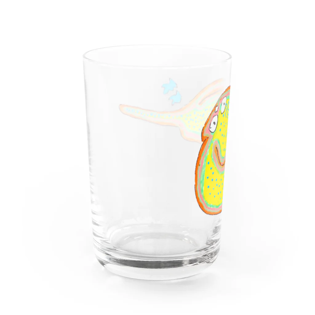 ＜PityG＞の本当に居たエイ Water Glass :back