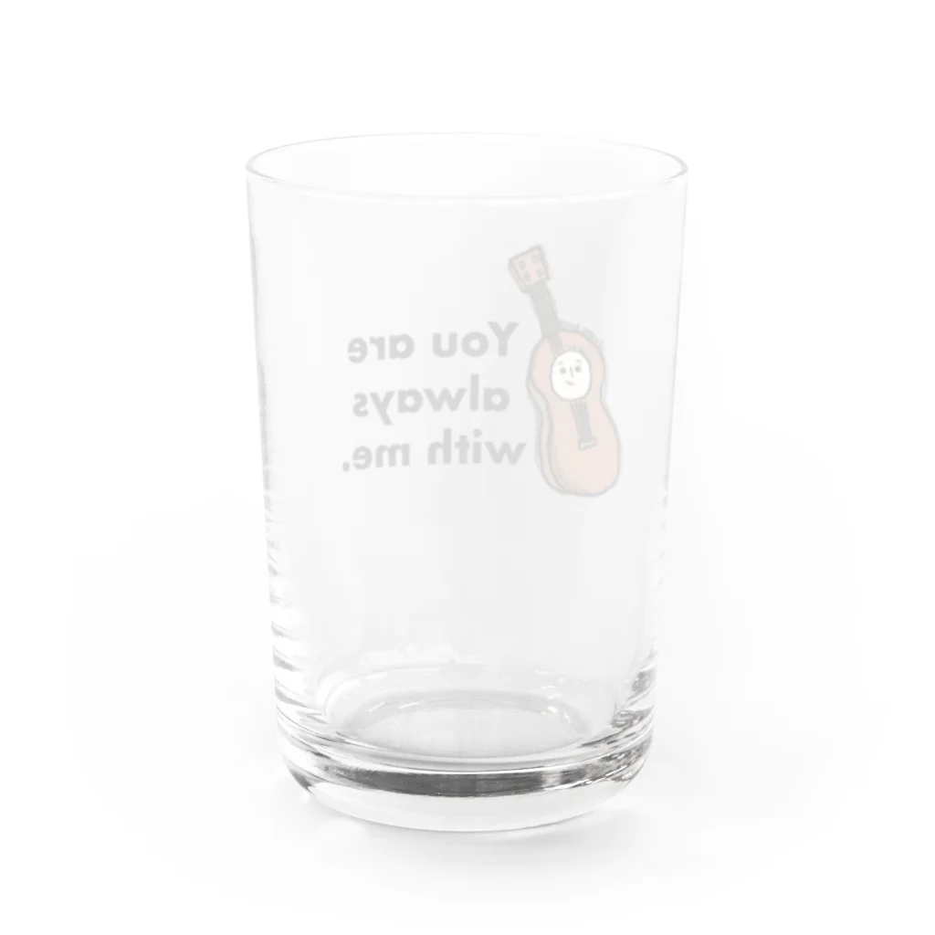 sweeny bunnyのウクレレのうーくん Water Glass :back