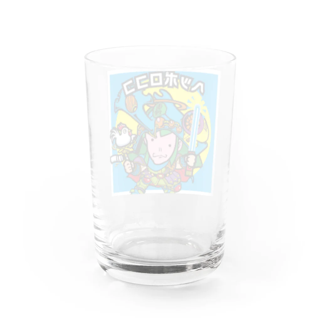 まこっちゃん屋のヘッポロココ Water Glass :back