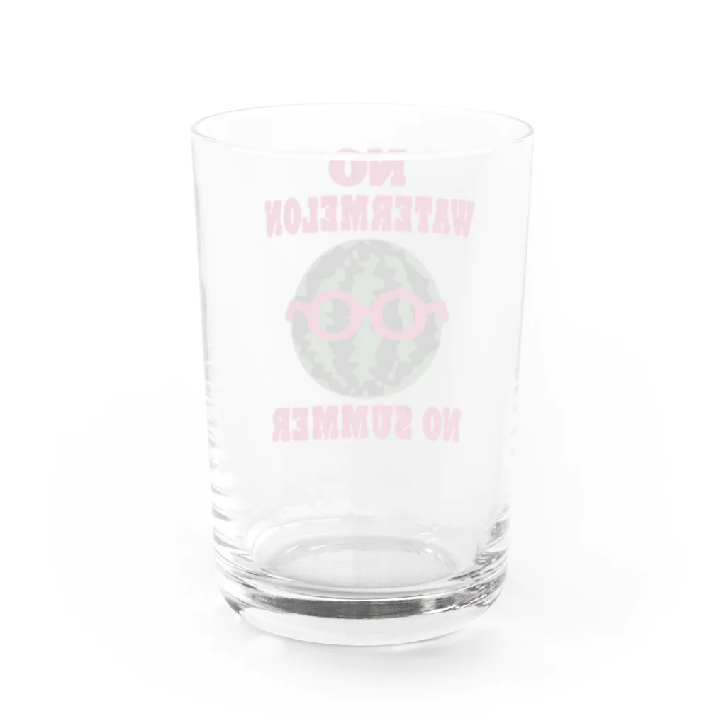 キッズモード某のスイカくん Water Glass :back