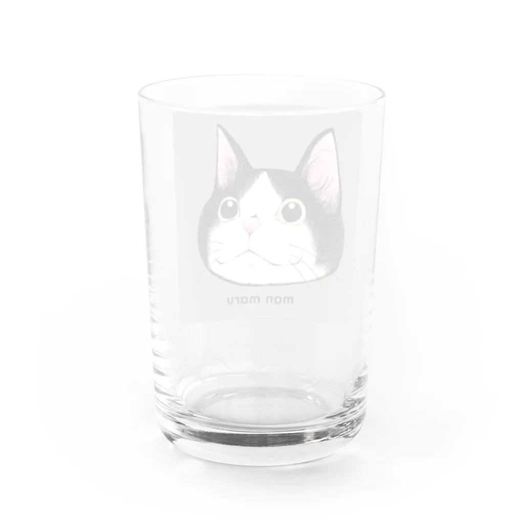 mao*maoのman maru Water Glass :back