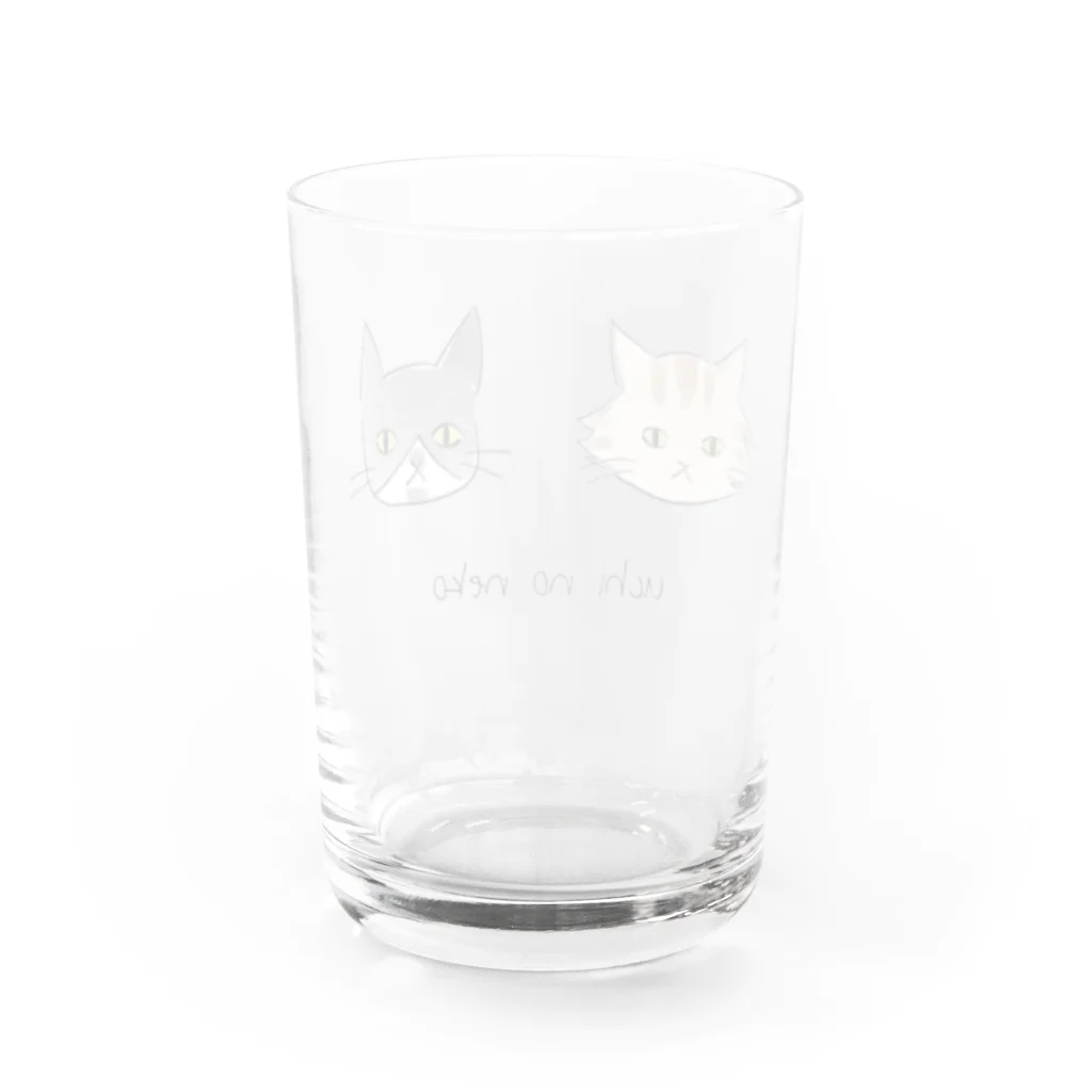 猫井コーシュカのuchi no neko Water Glass :back