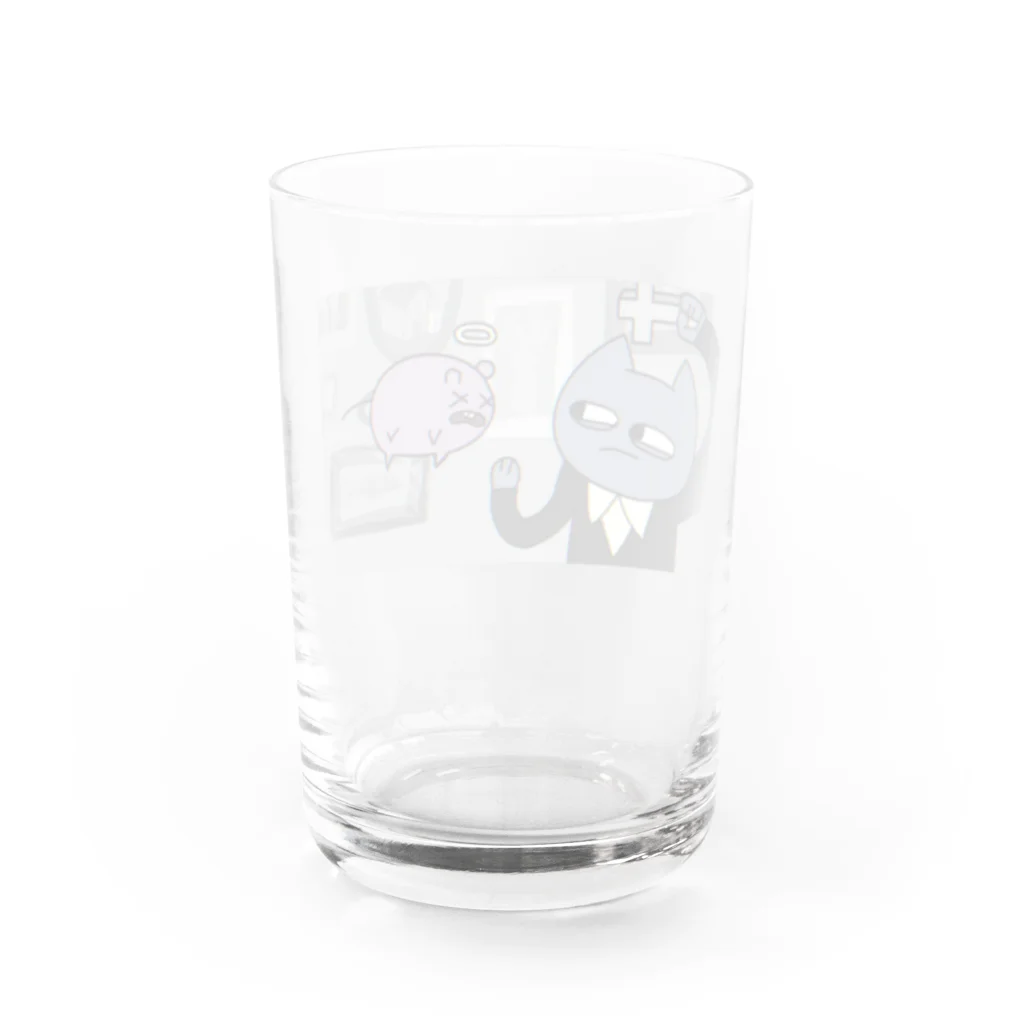 樹のネクロフィリアキャット Water Glass :back