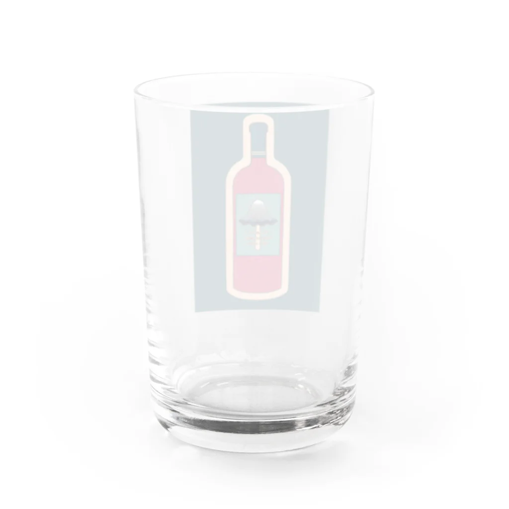 采-aya-のヒトヨタケワイン Water Glass :back