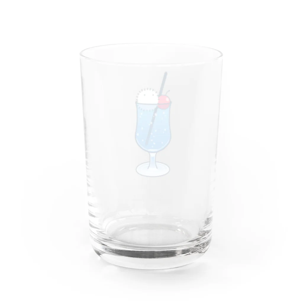 茶木谷なつとの毛玉フロート Water Glass :back