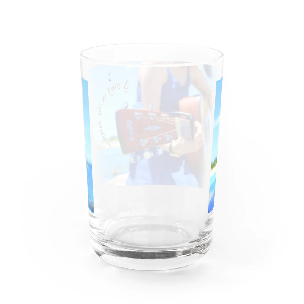 (株)えくぼの[ギターphoto] Water Glass :back