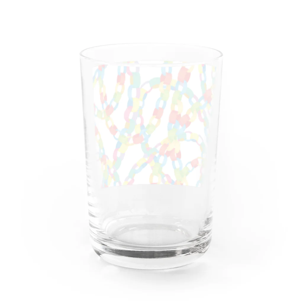 utanogoodsのpaper chain Water Glass :back