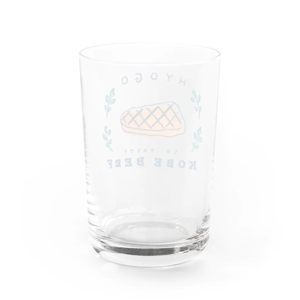 HYOGO yanami's shopの神戸ビーフ Water Glass :back