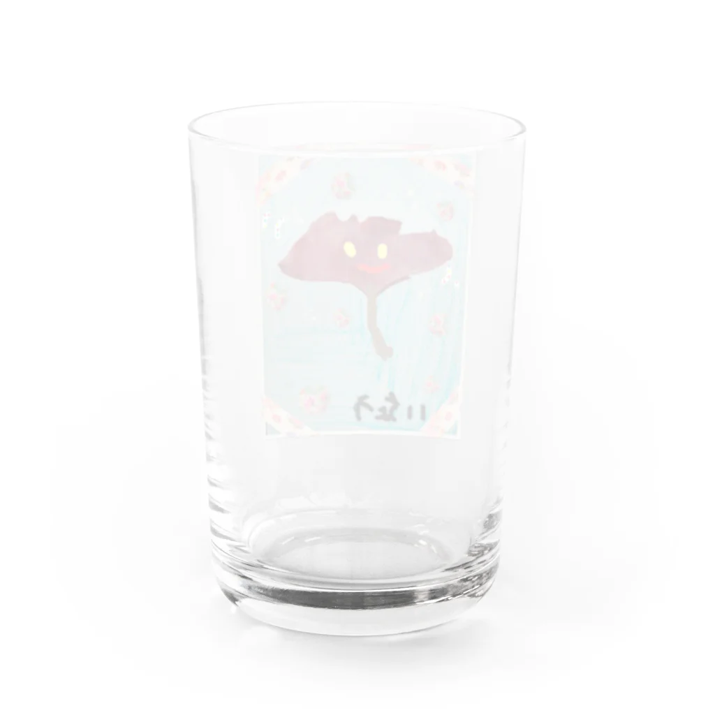 水彩屋のいちょう君 Water Glass :back