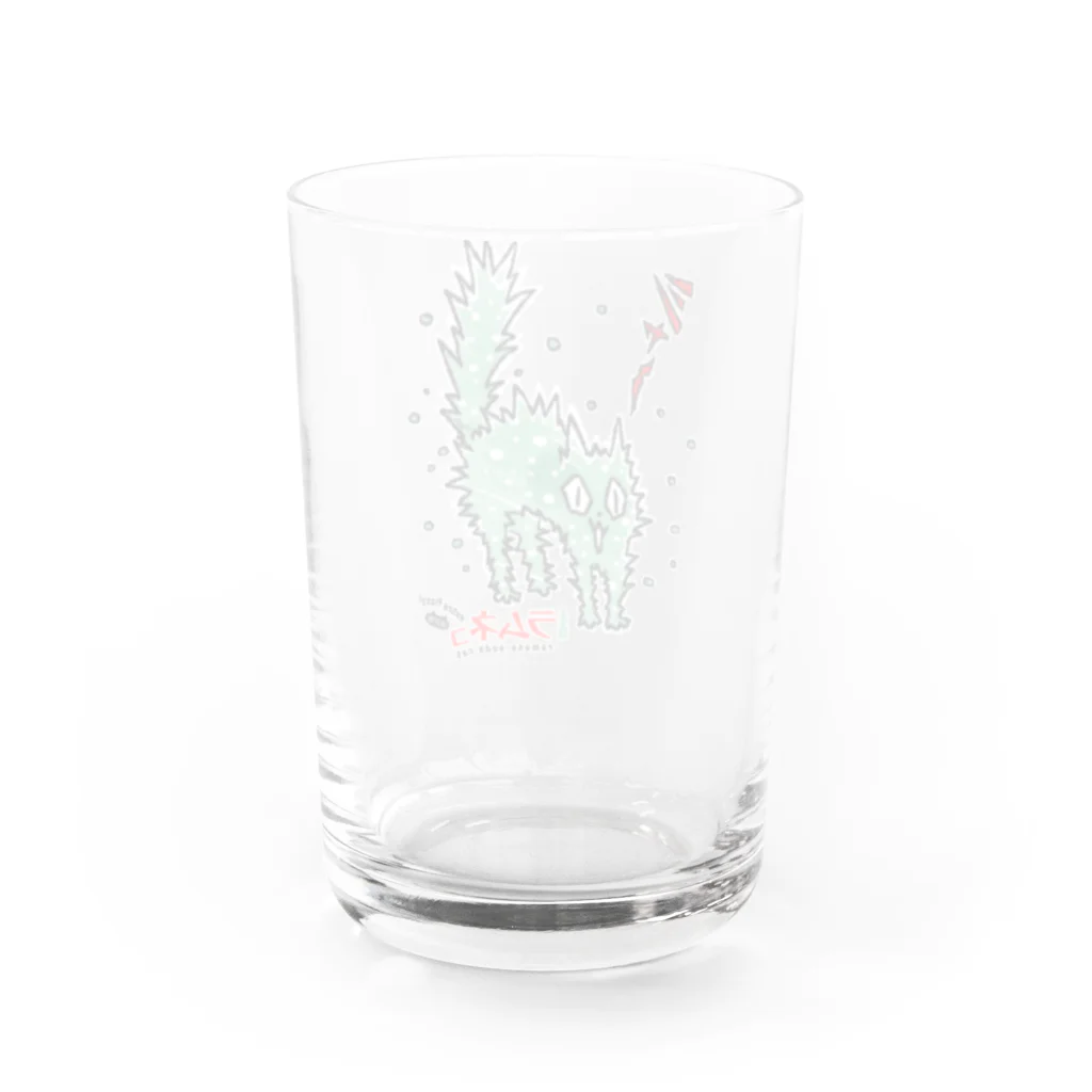 kachino-T-noraのラムネコ　強炭酸 Water Glass :back