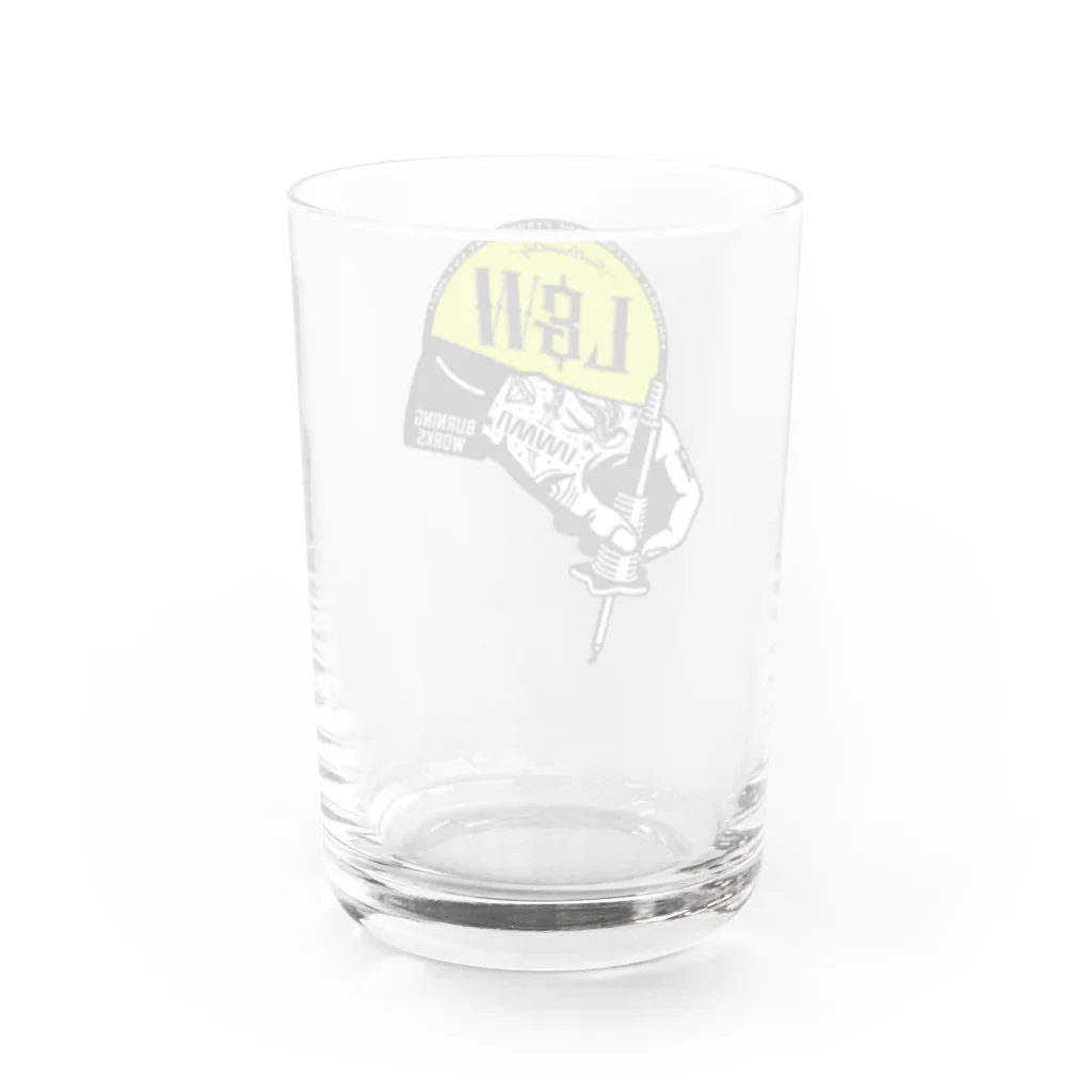 L&W BurningWorksのhand drawn only Water Glass :back