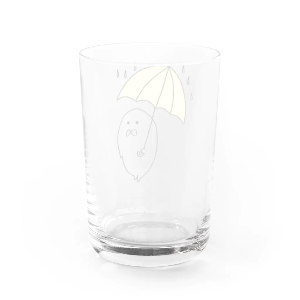 ぺちぺち工房 Pechi Pechi Atelierのあめふりあざらし Water Glass :back