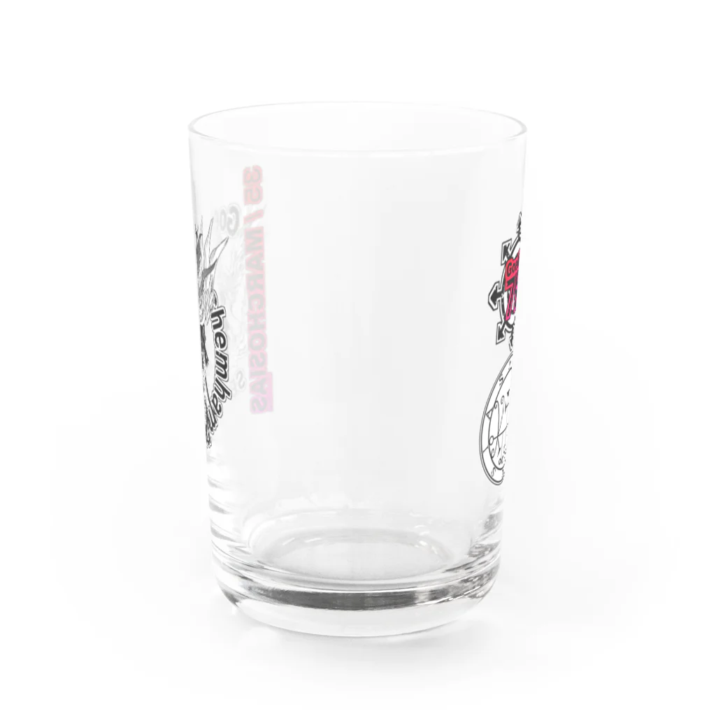 みなぎ得一の悪魔：マルコシアス（紋章入り） Water Glass :back