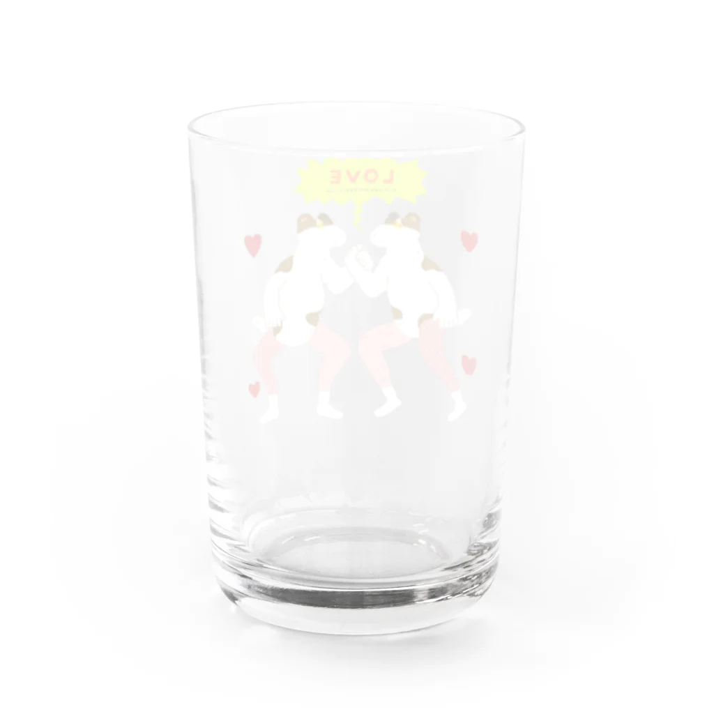 わちゃぽ宇宙人/シマダソラシドのパピヨンはサマーカットがかわいい🔥 Water Glass :back