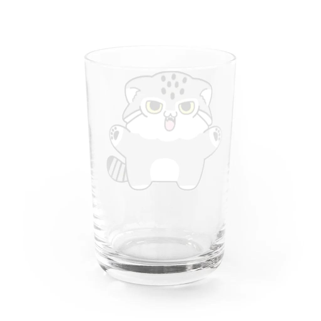 多喜のマヌルちゃんギャオー Water Glass :back