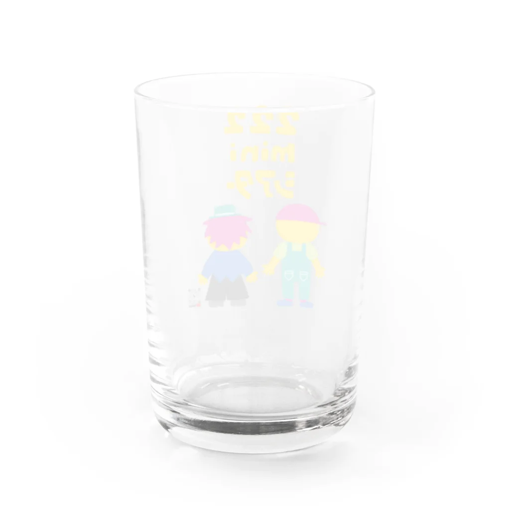 twotwotwo(クリエイターユニット）の4_にににminiシアター Water Glass :back