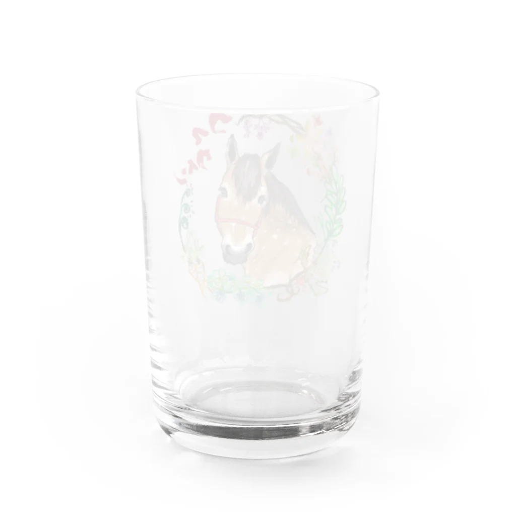 トカチノイモの振り向きコマクイン Water Glass :back