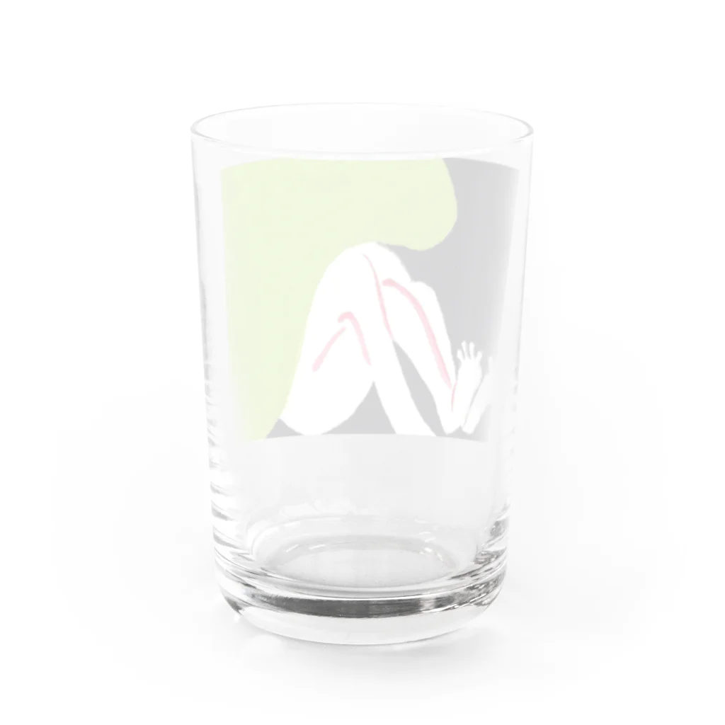 キムラの古いアボカドでまんまとおなかこわした Water Glass :back