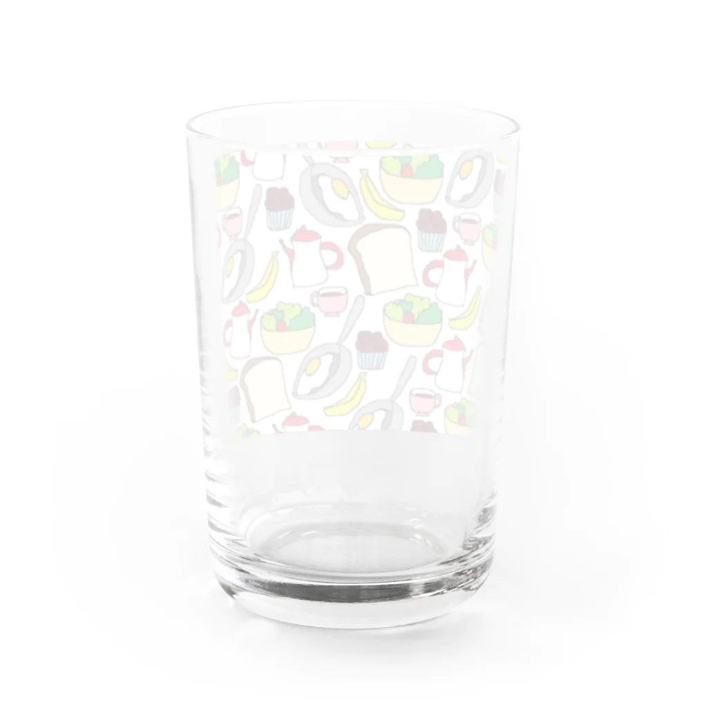 スパイス流通センターのうるさい朝食 Water Glass :back