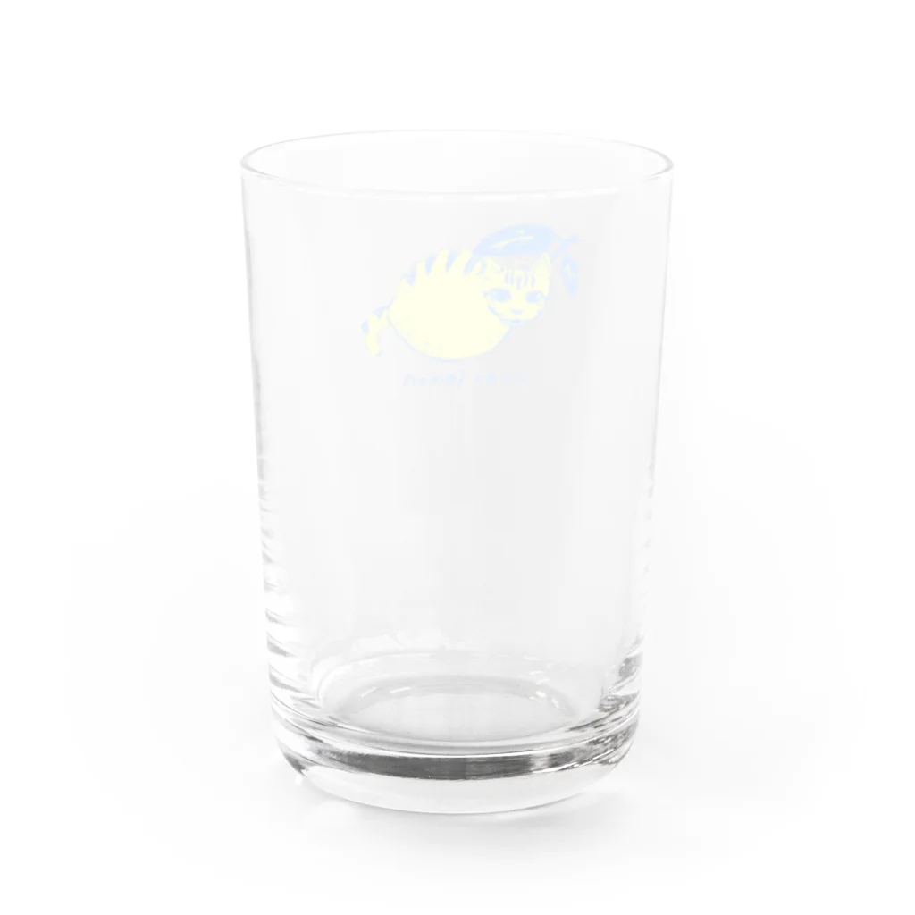 nya-mew（ニャーミュー）のねこレモン Water Glass :back