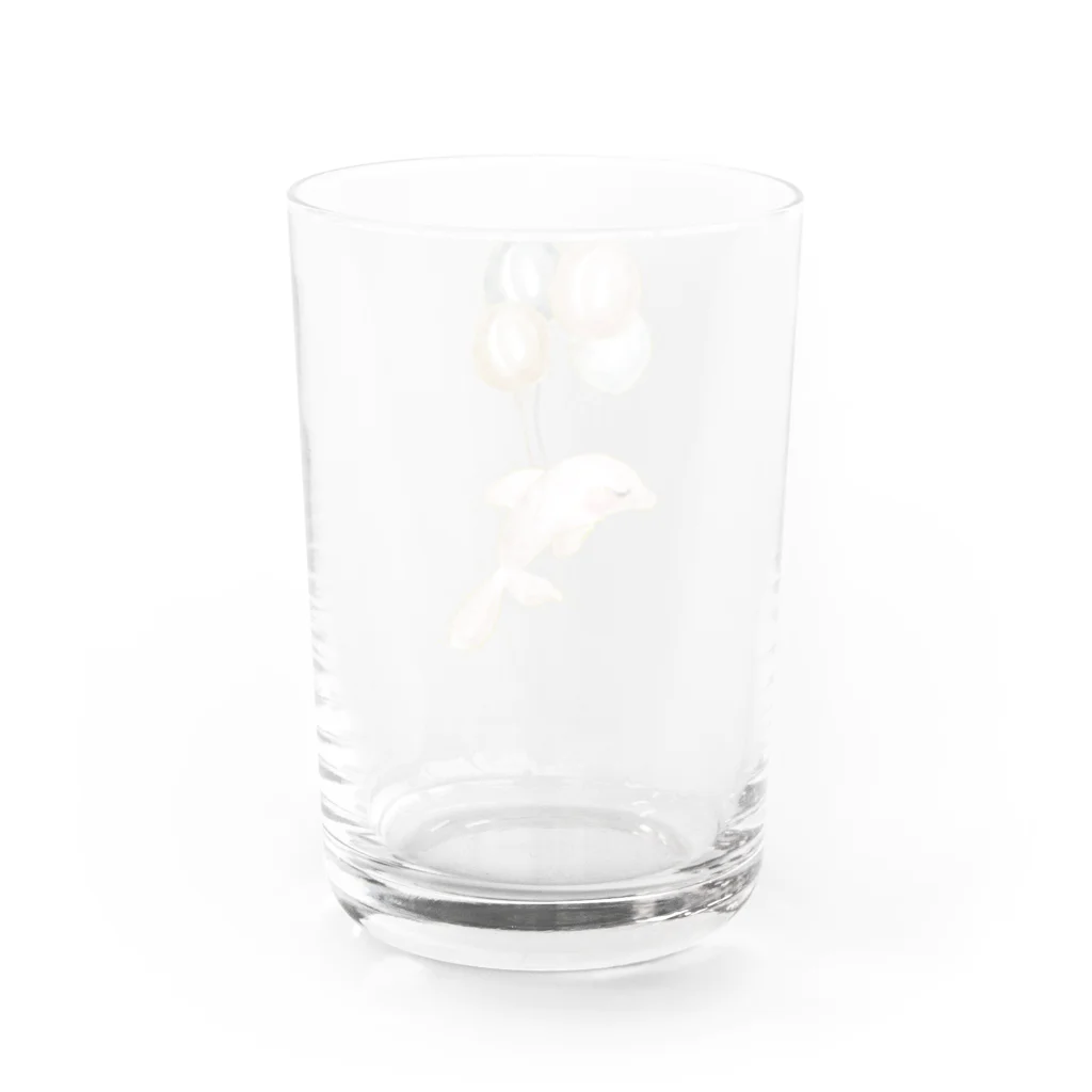 bearskissのふうせんいるか Water Glass :back