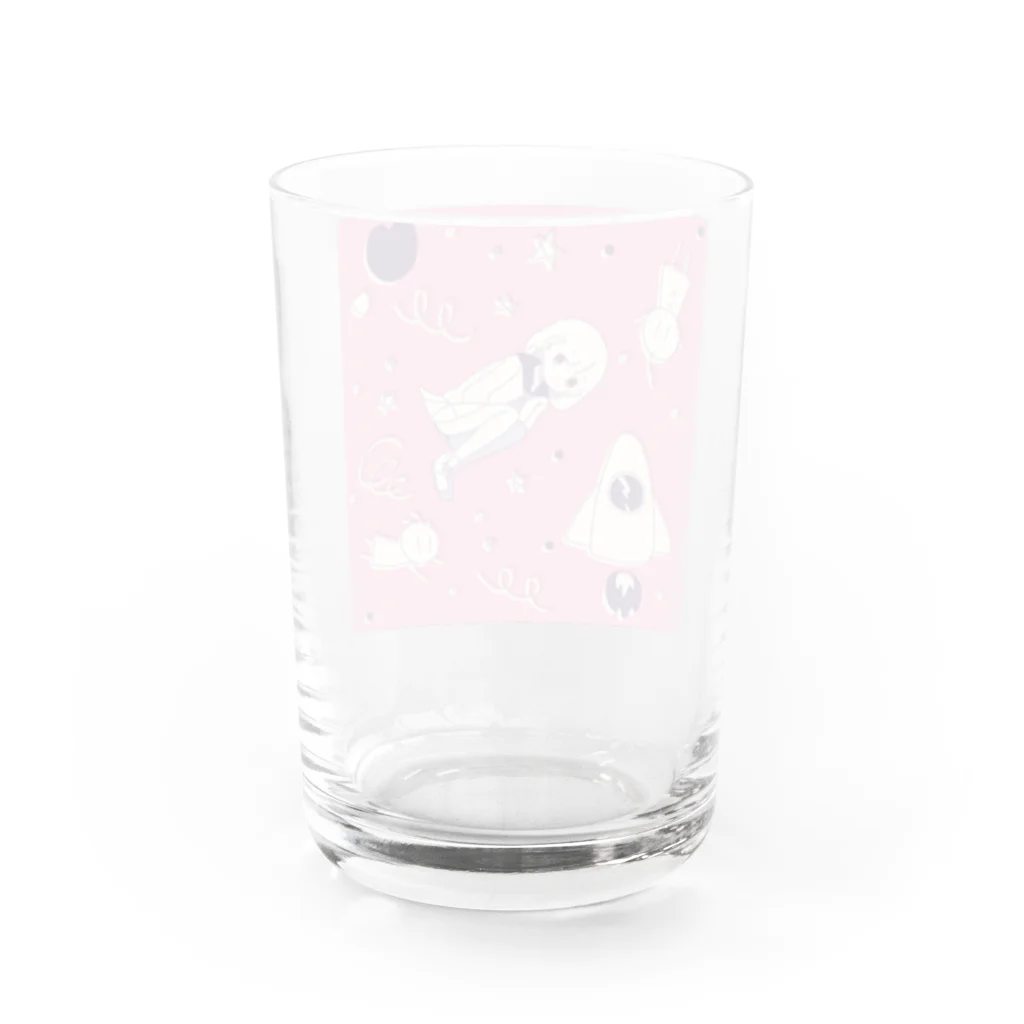 HornWormの宇宙×女の子 Water Glass :back