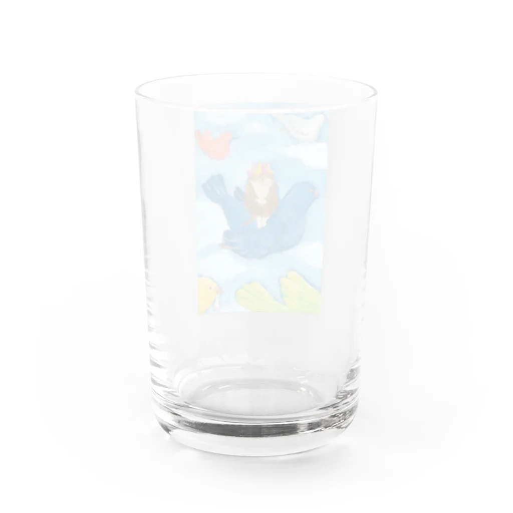 マルポレランドのわたしの青い鳥 Water Glass :back