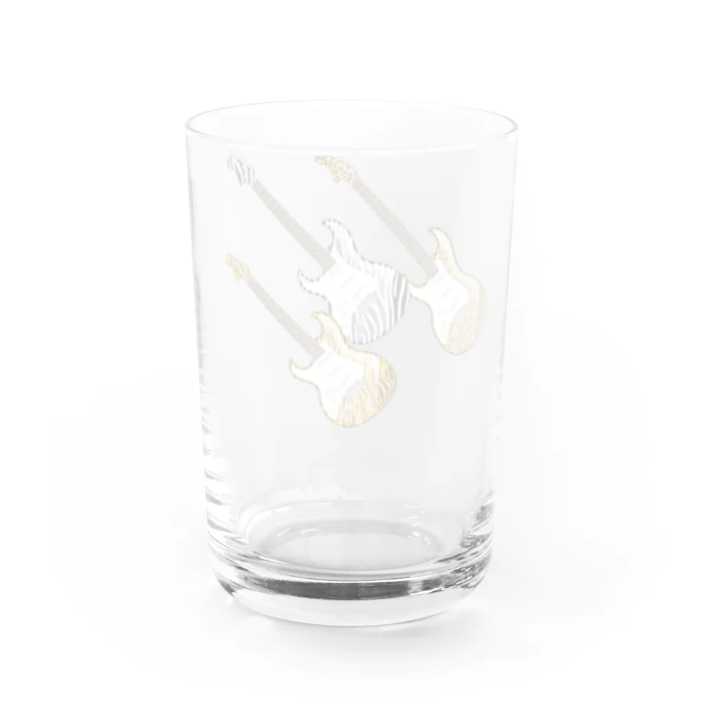 kimchinのアニマル柄のエレキギター Water Glass :back