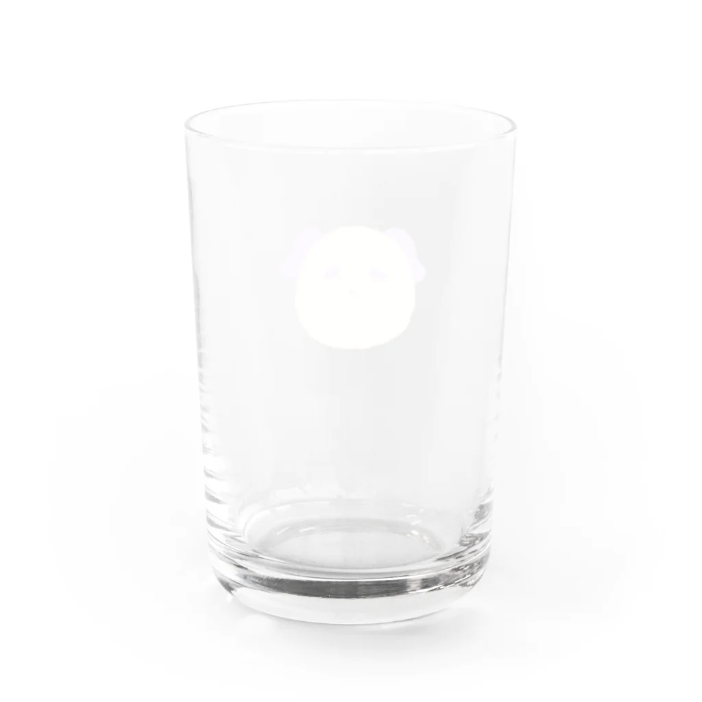 おとりよせ 和のまゆいぬちゃん(外ハネ) Water Glass :back