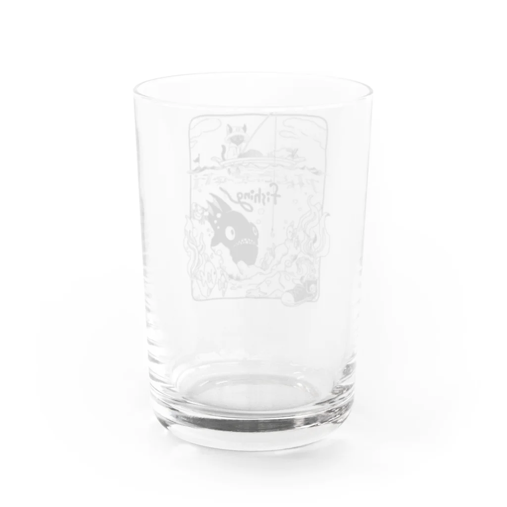 Wooperの魚釣り Water Glass :back