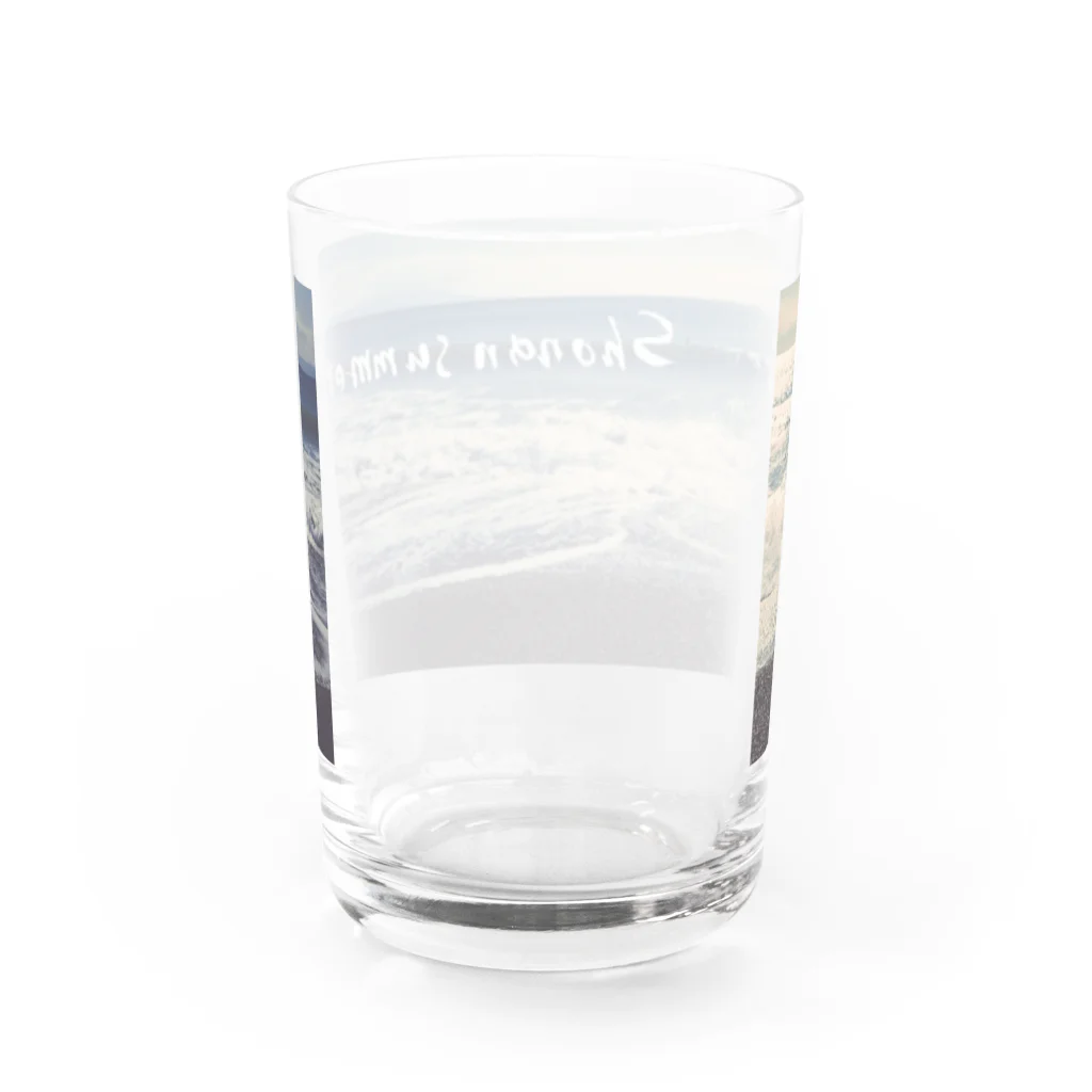 Shonan summerの波打ち際 Water Glass :back