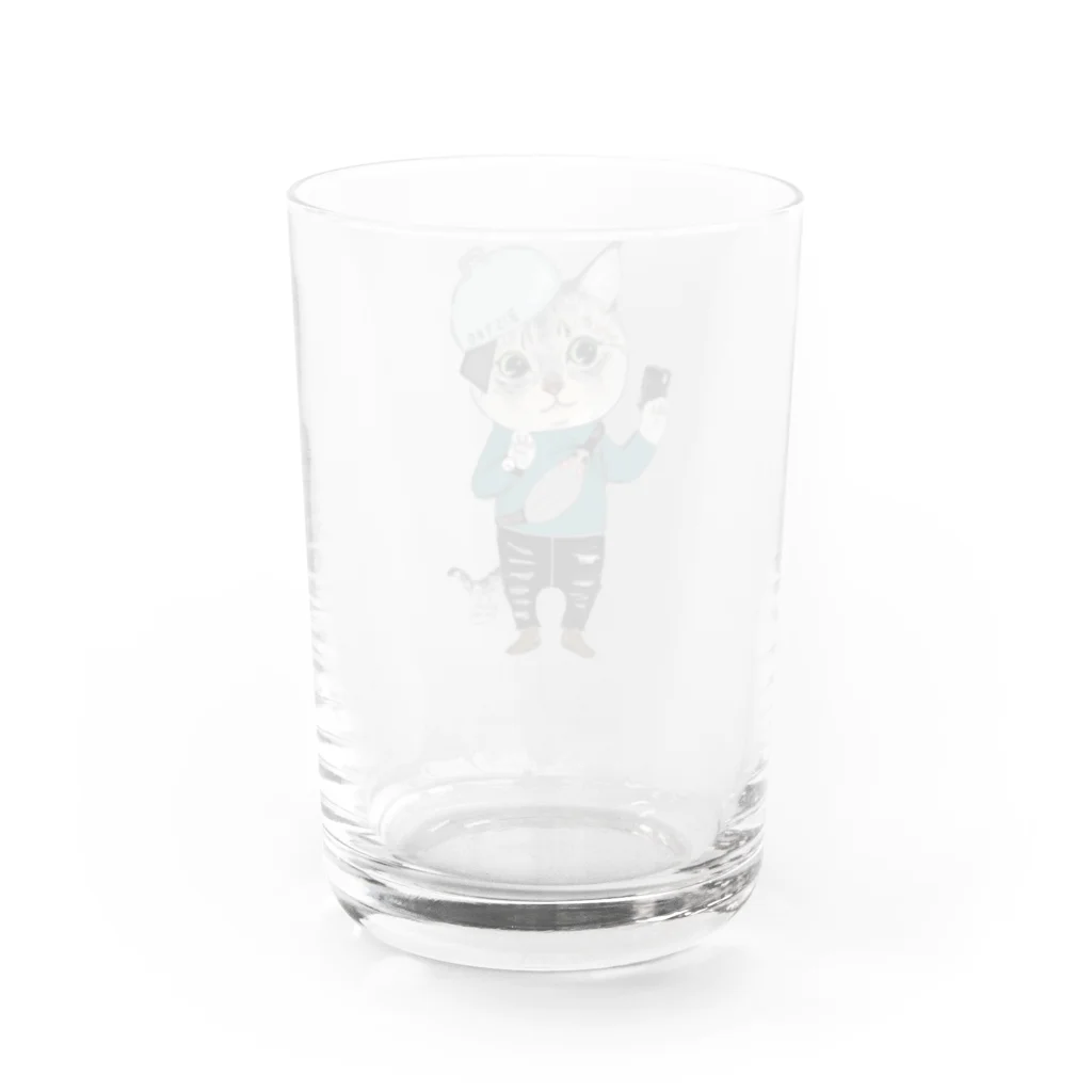 wokasinaiwoのビストロミロちゃん Water Glass :back