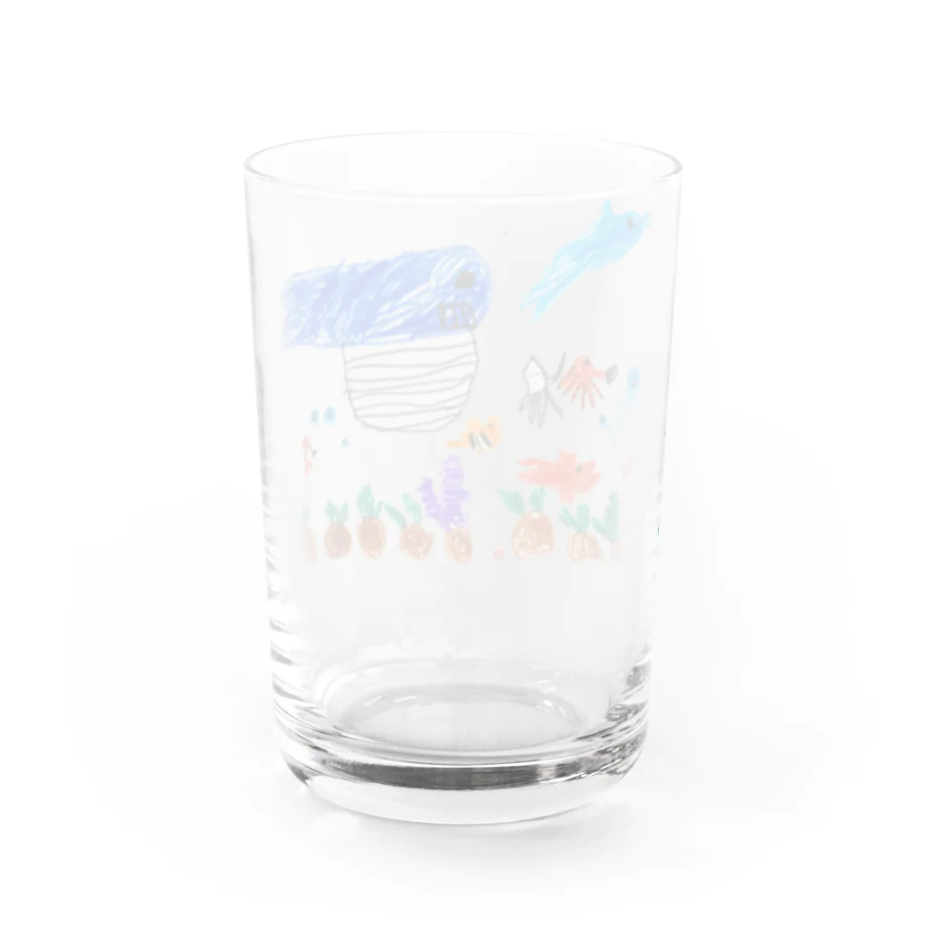 りぼんやさんのうみのなかま Water Glass :back