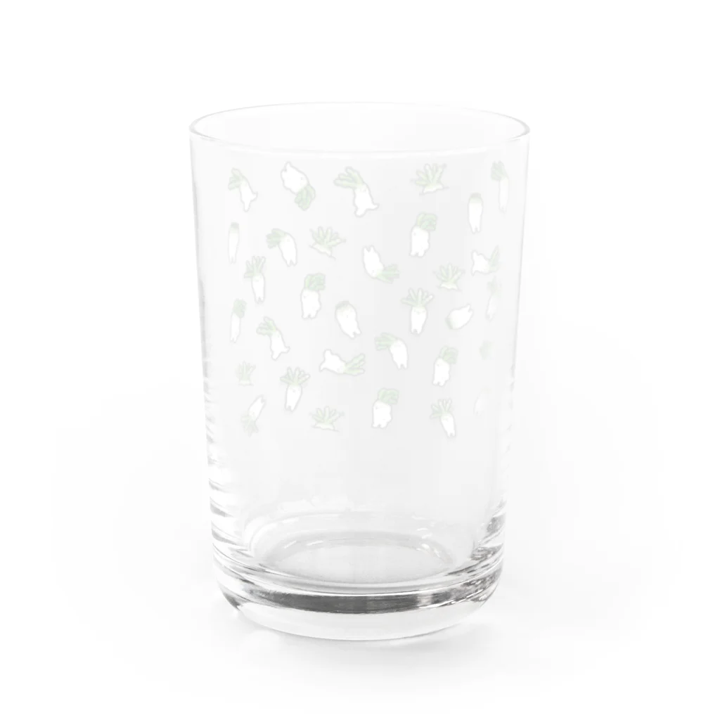 南方_ユキトのあしのはえただいこん(ふくすう) Water Glass :back