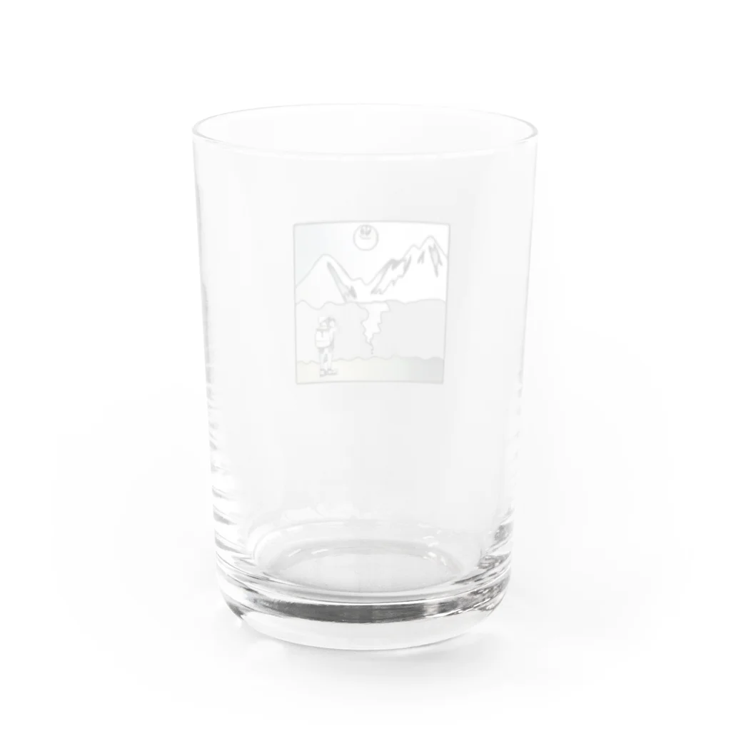 NIWACAMPERのニワキャンパー太陽のやつ Water Glass :back