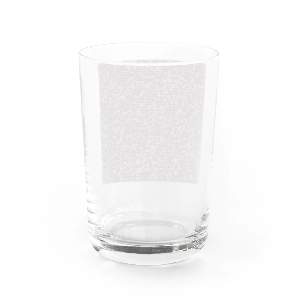 水彩屋のモザイク・チョコレート Water Glass :back