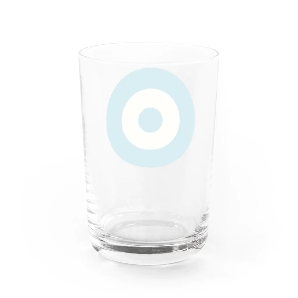 CORONET70のサークルa・ブルーグレー・クリーム・ブルーグレー Water Glass :back