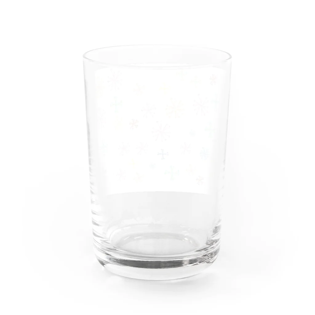 みーさんの勉強部屋の約数Tシャツ Water Glass :back