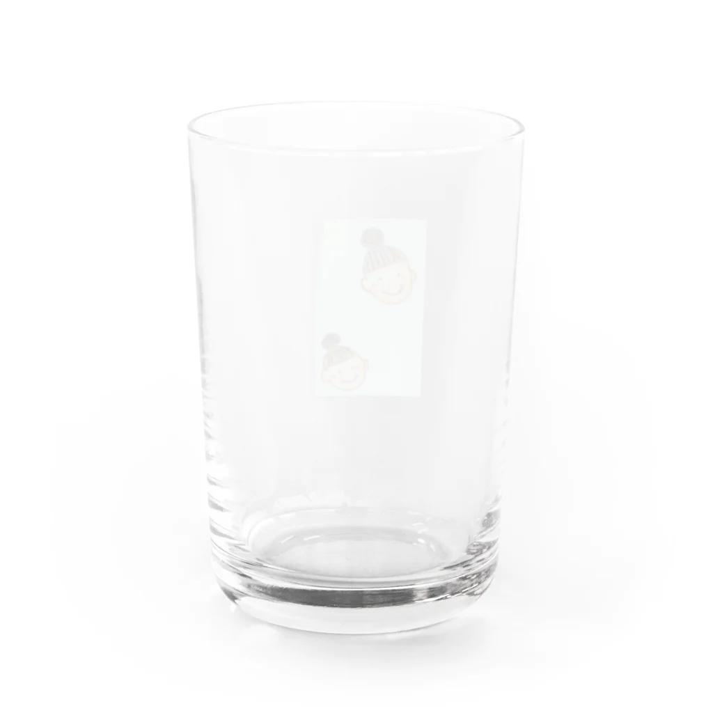 Nekokoのお部屋のお団子おやこ Water Glass :back