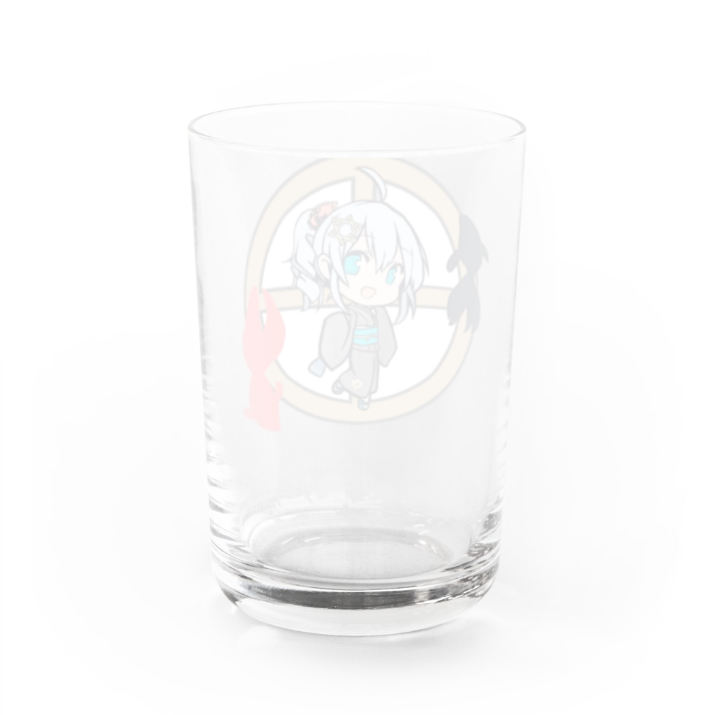 shiro.のGoldfish Glass 〜Noël〜 Water Glass :back