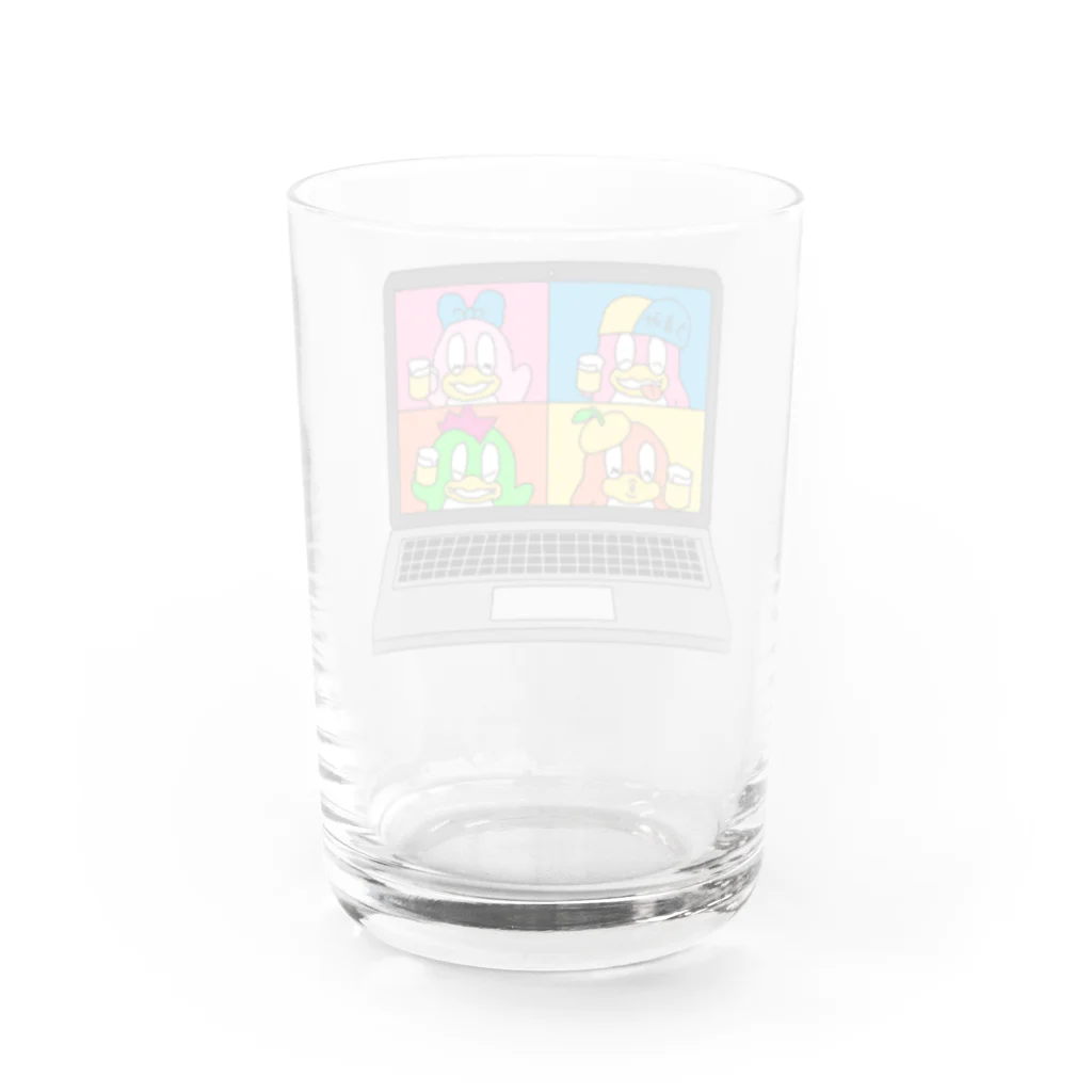 はっとり♡かんなのオンライン飲み Water Glass :back