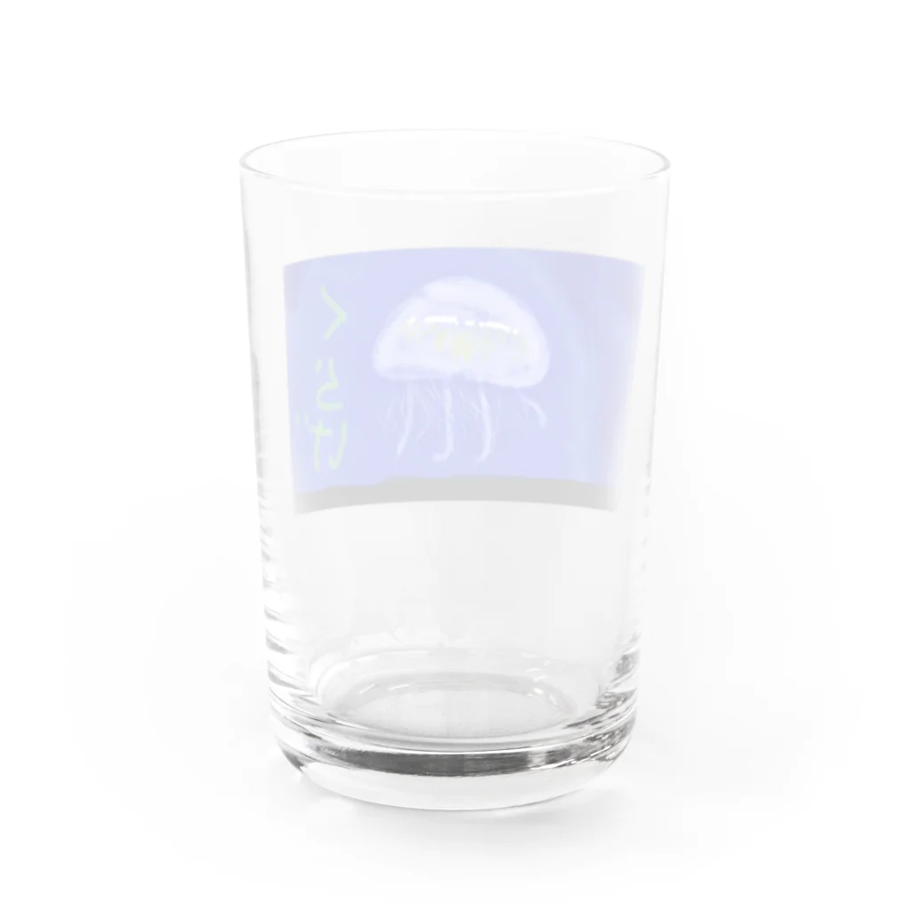 ブロッサムのくらげ Water Glass :back