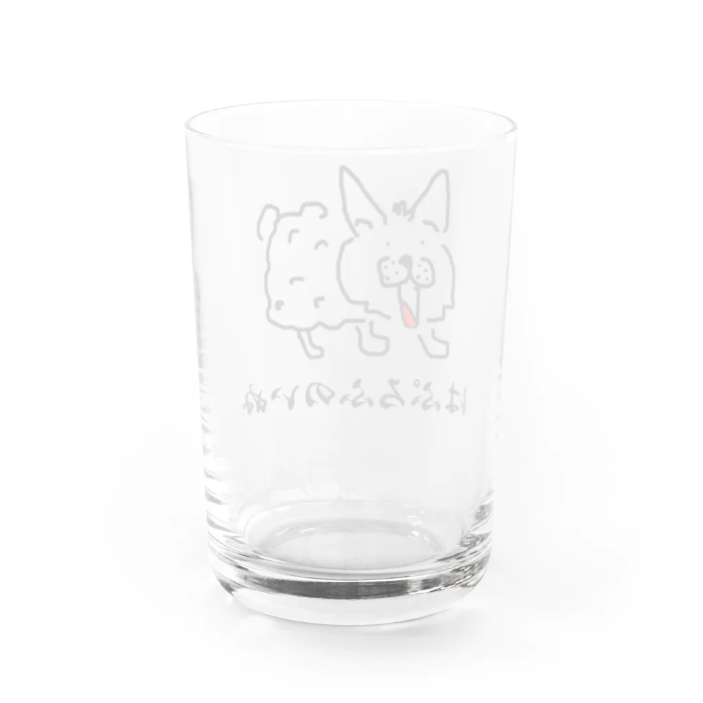 kuma's boxのはぷろふのいぬ Water Glass :back