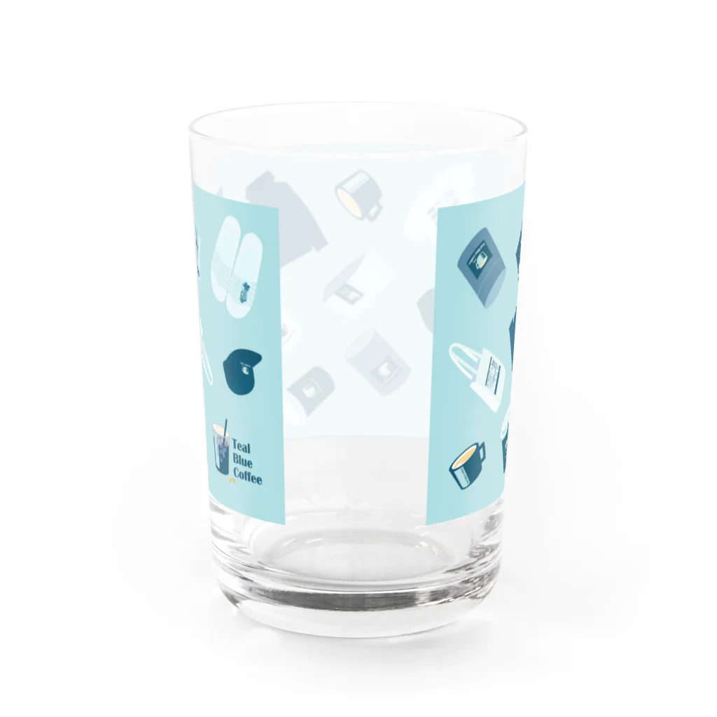 Teal Blue CoffeeのTealBlueItems Water Glass :back